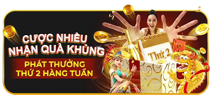 Biểu tượng hoàn trả tiền thua cược hàng tuần tại 8qbet hiện đang mở.